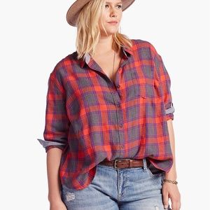 Lucky Brand Happy Plaid Shirt